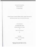 A study of teachers' perceptions of Hispanic students' academic achievement and their retention in grades three to six in the British Virgin Islands  Hispanic students' academic achievement and their retention in grades three to six in the British Virgin Islands